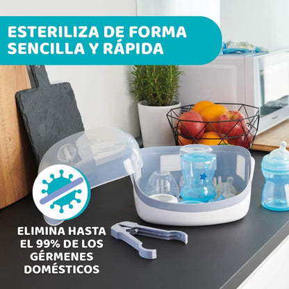 Chicco mikrolaineahjus kasutatav beebitarvikute aurusterilisaator