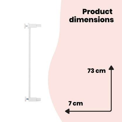 Safety 1st 7 cm turvavärava pikendus, valge