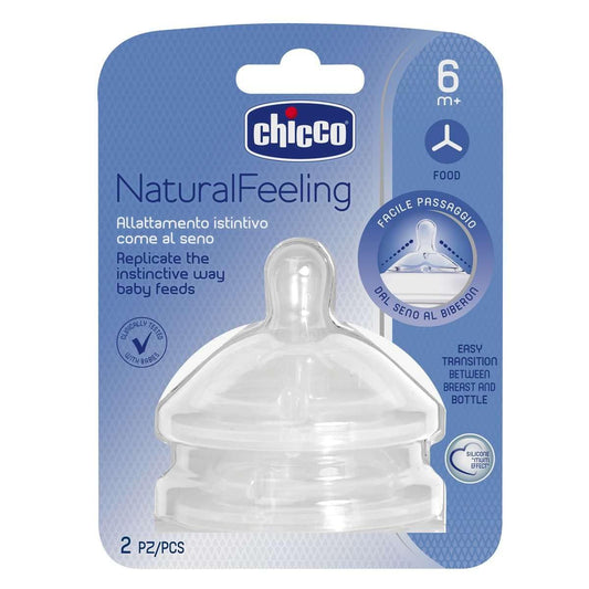 Chicco Step UP New silikoonist pudelinippel, 6k+, 2 tk