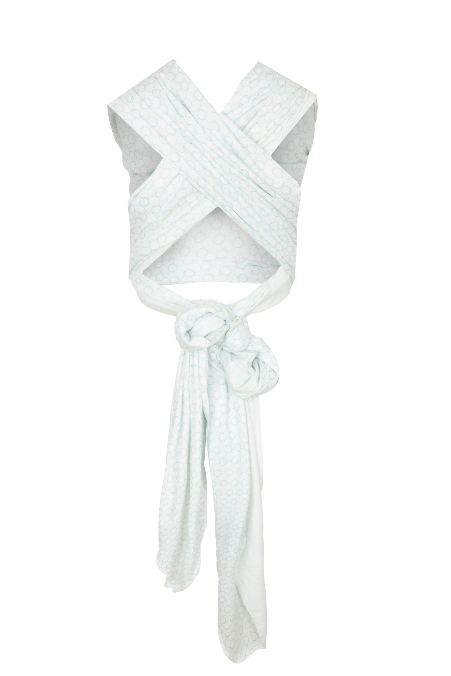 Babiini elastne kandmislina vastsündinule 3,2–12 kg, White Bubbles