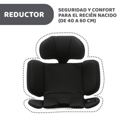 Chicco Unico Evo i-Size turvatool, 0–36 kg, 0–12 aastat, must