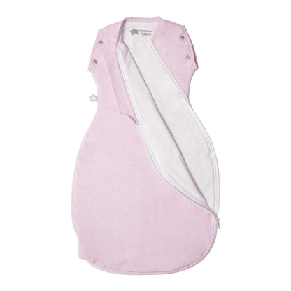 Tommee Tippee Grobag Snuggle beebi magamiskott 0–4 kuud, 2.5 TOG, roosa