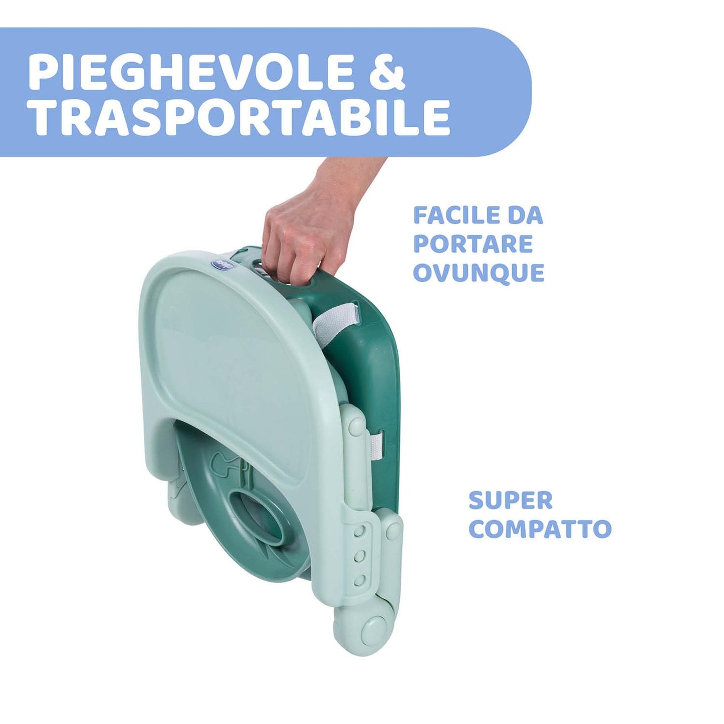 Chicco Pocket Snack tool, 6–36 kuud, roheline