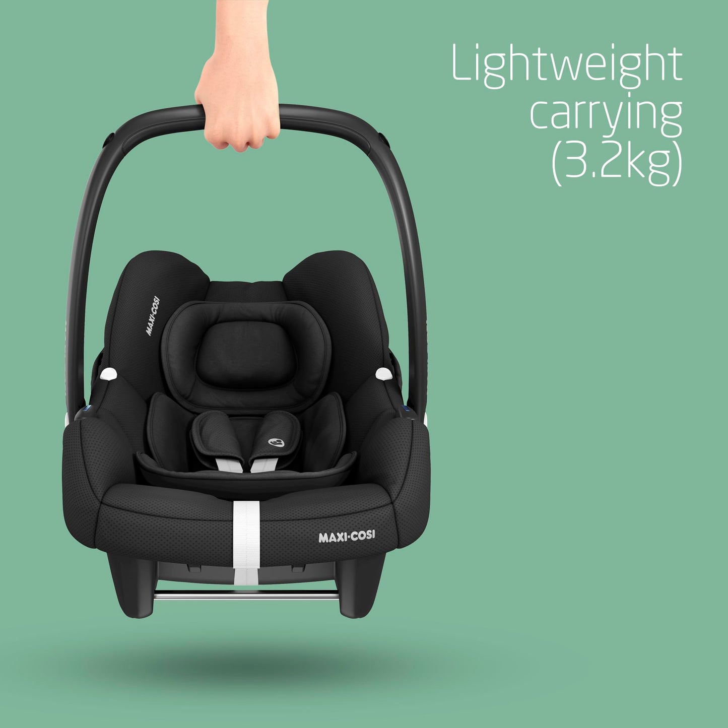Maxi-Cosi CabrioFix i-Size turvahäll, Essential Black, 0-12 kuud