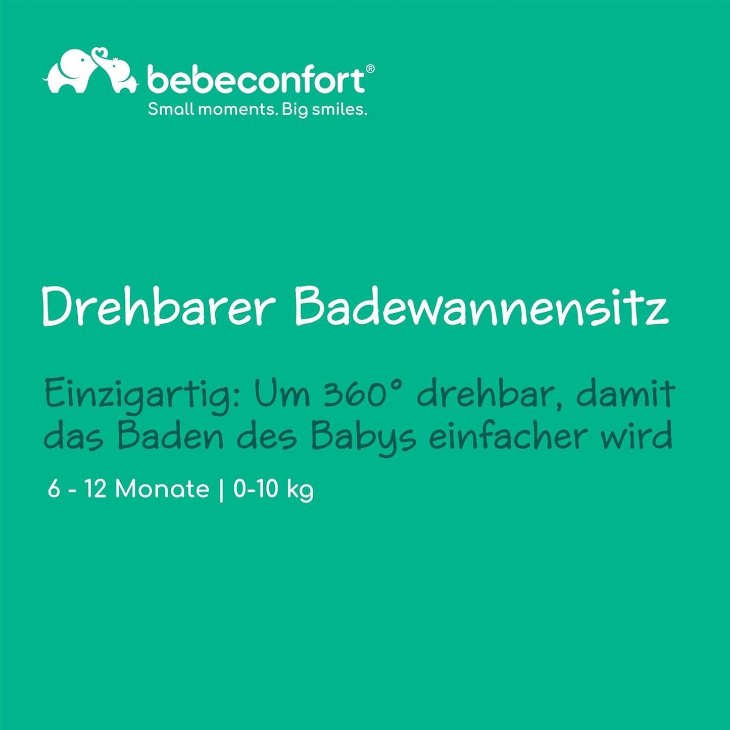 Bebeconfort pöörlev vannitool 6-12 kuud, 0-10 kg, beež