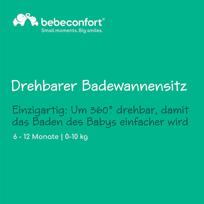 Bebeconfort pöörlev vannitool 6-12 kuud, 0-10 kg, beež