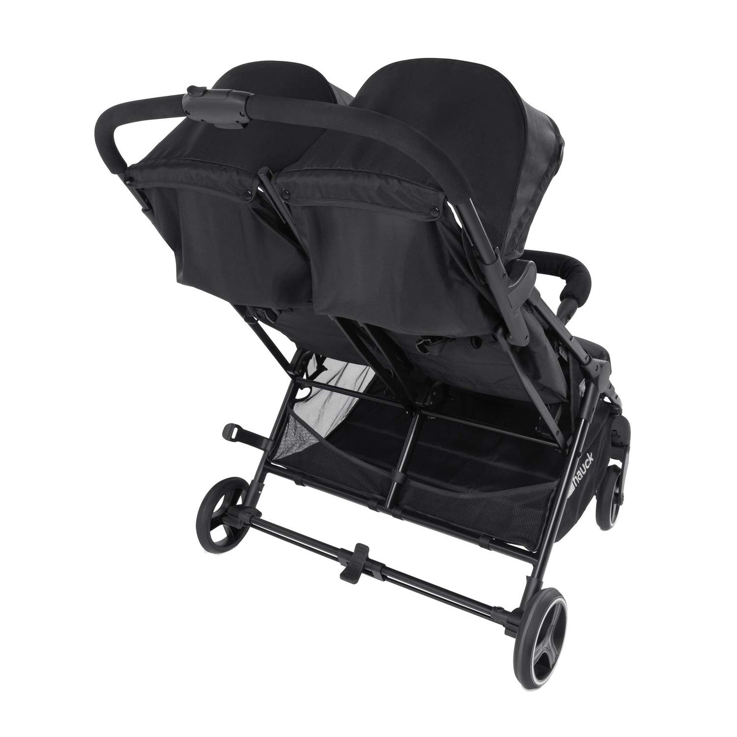 hauck Swift X Duo kaksikute ja õdede-vendade jalutuskäru, must, kuni 2 × 15 kg