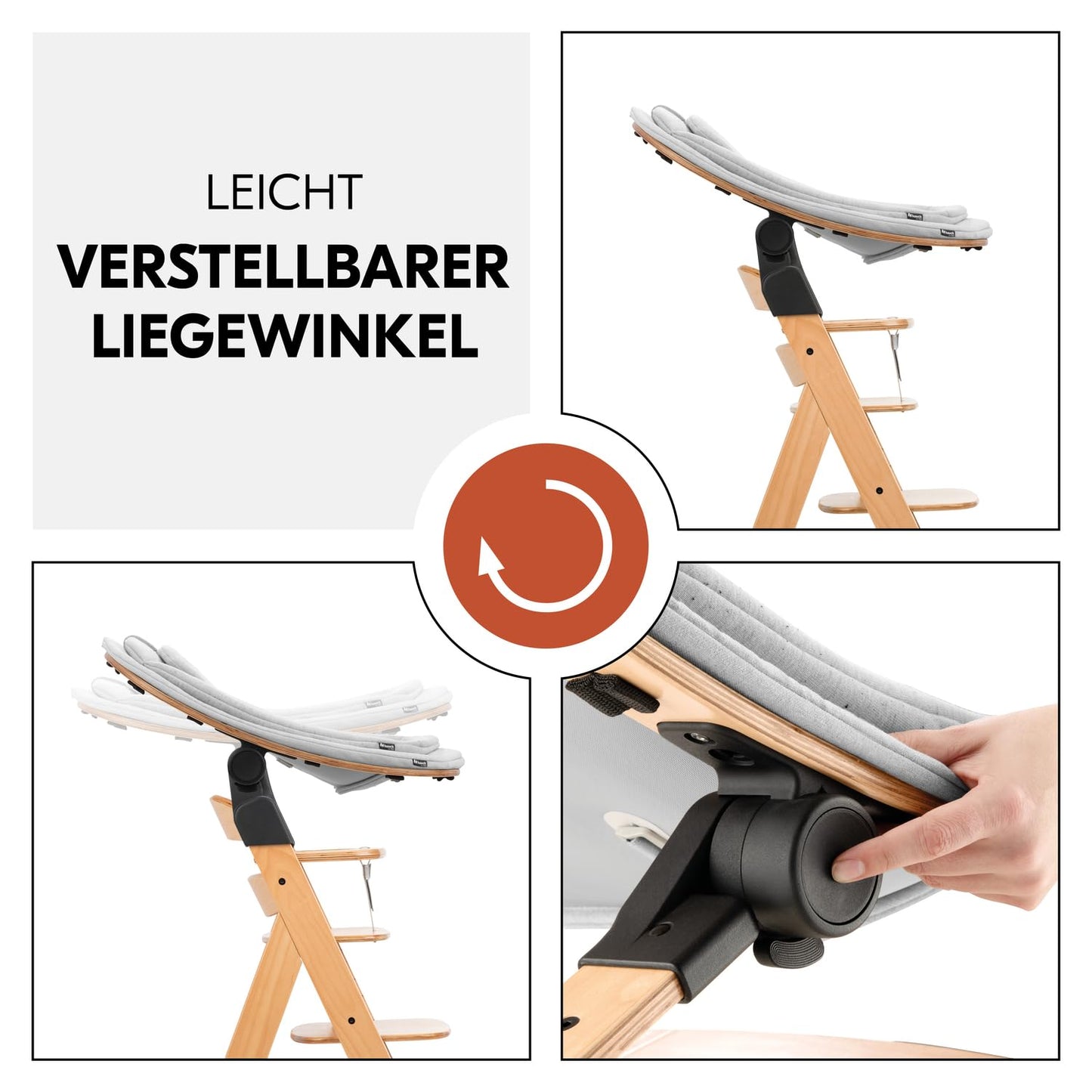 hauck Highchair Bouncer Eco beebikiik Hauck Alpha+ ning Beta+ söögitoolile