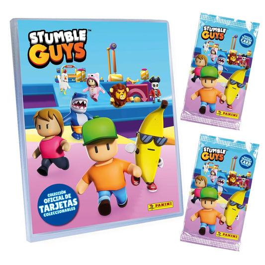 Panini Stumble Guys kaardialbumi stardikomplekt (13 kaarti, prantsuskeelne versioon)