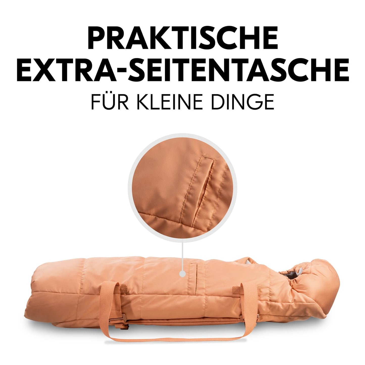 Hauck Carry N Play 3-in-1 pehme kandekookon, soojakott ja mängumatt, Dots Cork (kuni 9 kg)
