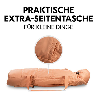 Hauck Carry N Play 3-in-1 pehme kandekookon, soojakott ja mängumatt, Dots Cork (kuni 9 kg)