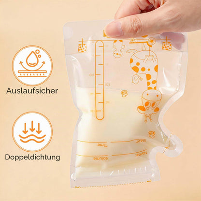 Oderra rinnapiima säilituskotid 100 tk, 180 ml, eelsteriliseeritud, kollane