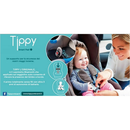 Digicom Tippy Pad Bluetooth-beebisensor autos – lapse autosse unustamise vastane turvaseade