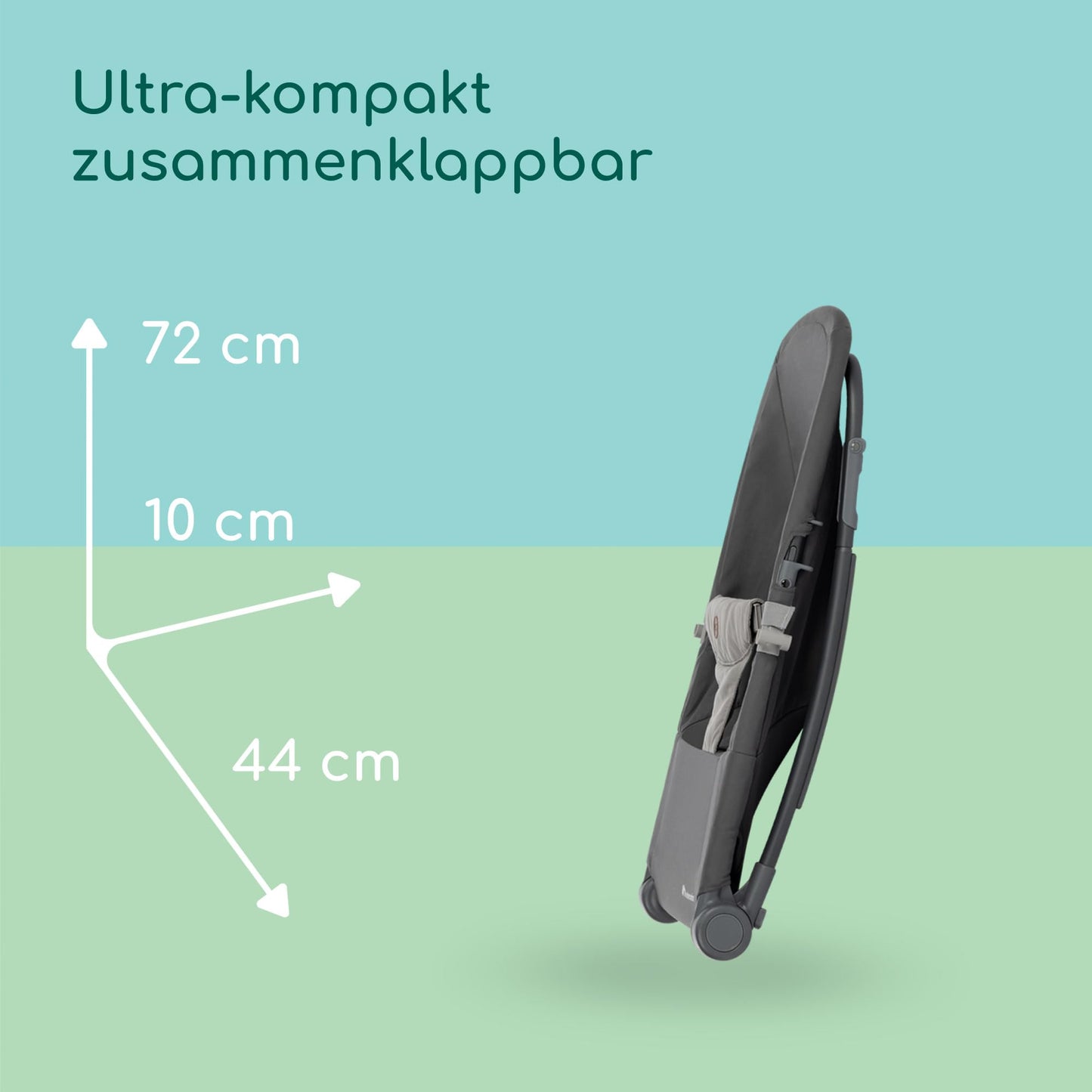Bebeconfort Aster beebikiik/bouncer, 0–2 a, 2,7 kg, Tinted Graphite