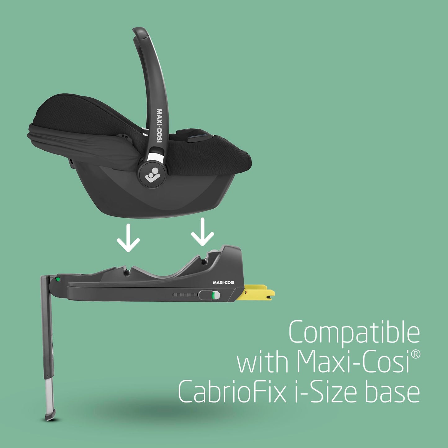 Maxi-Cosi CabrioFix i-Size turvahäll, Essential Black, 0-12 kuud