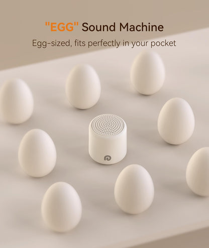 Dreamegg Pocket Sleep 1 valge müra masin beebidele, USB-C, 16 heli
