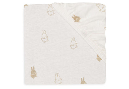 Jollein mähkimisaluse kate Happy Miffy Nougat, 50×70 cm