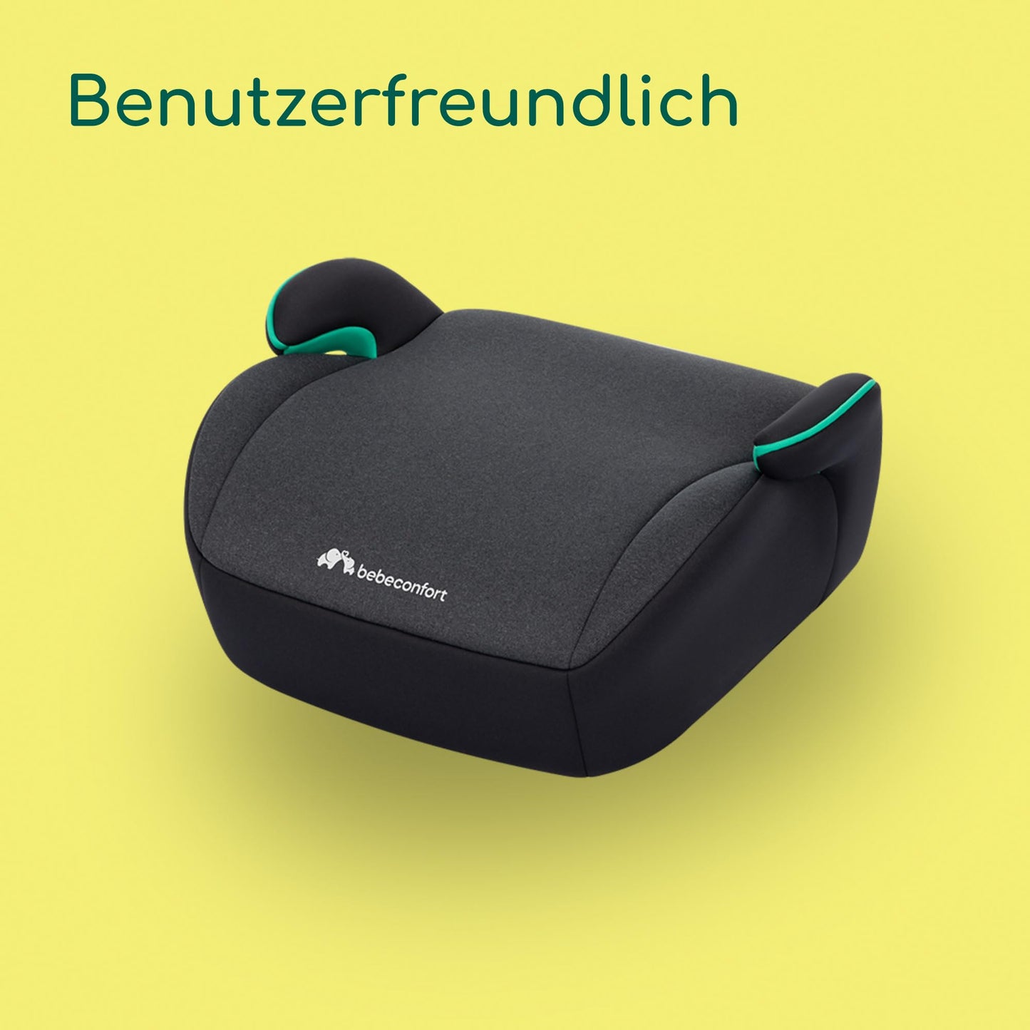 Bebeconfort Manga i-Safe turvatooli istmekõrgendus, 6–12 a, 125–150 cm, Tinted Black