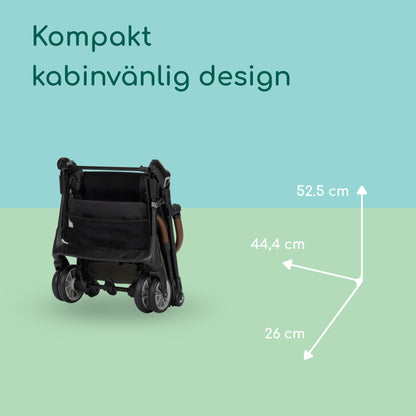 Bebeconfort Zephir kerge ja kompaktne reisikäru, 0–4 a, Mineral Green