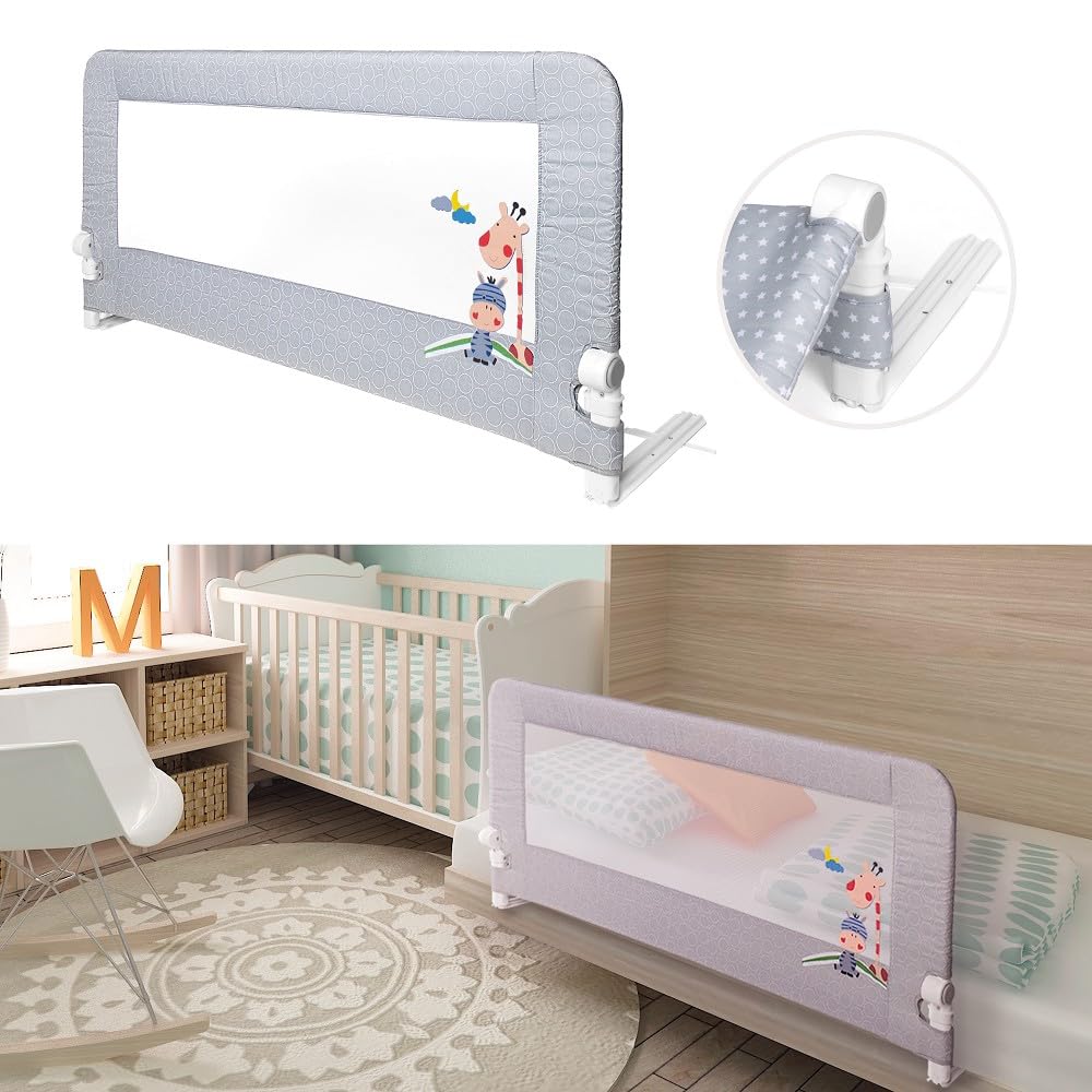 INTERBABY voodipiire 150 cm, hall kaelkirjak