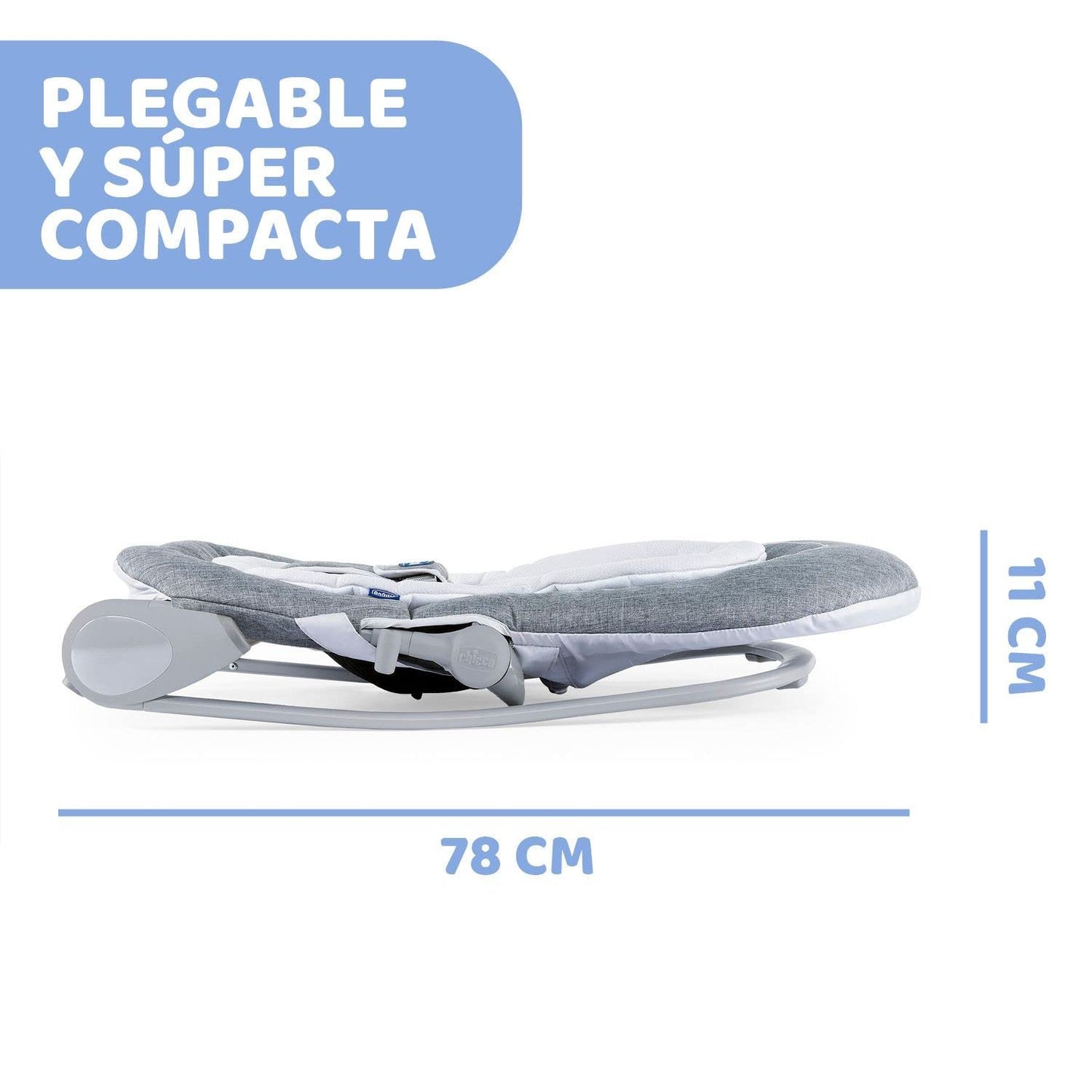 Chicco Hooplà beebikiik ja iste 2-ühes, 0–18 kg, helehall (Titanium)