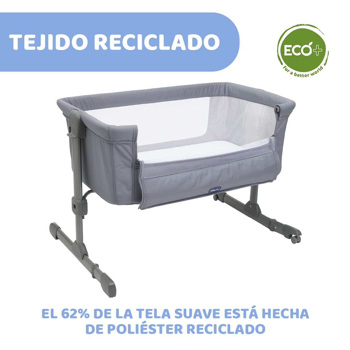 Chicco Next2Me Essential vooditasku, 0–6 kuud, Stone Relax