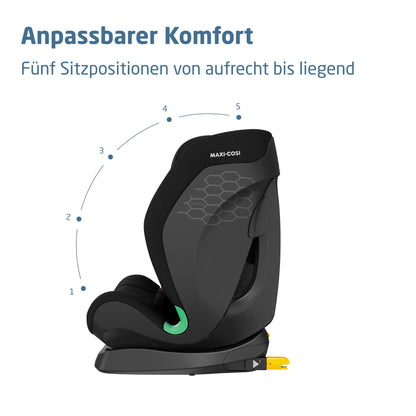 Maxi-Cosi Titan S Comfort i-Size turvatool Authentic Black, 15 kuud–12 aastat, ISOFIX