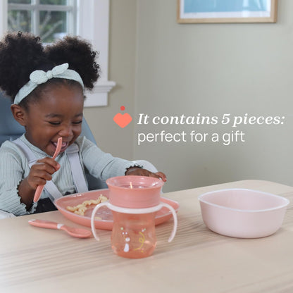 Chicco söögikomplekt Perfect Cup, 12M+, helesinine