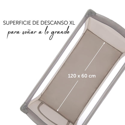 hauck Sleep N Play Go Plus reisivoodi ratastega 120 × 60 cm, Beige