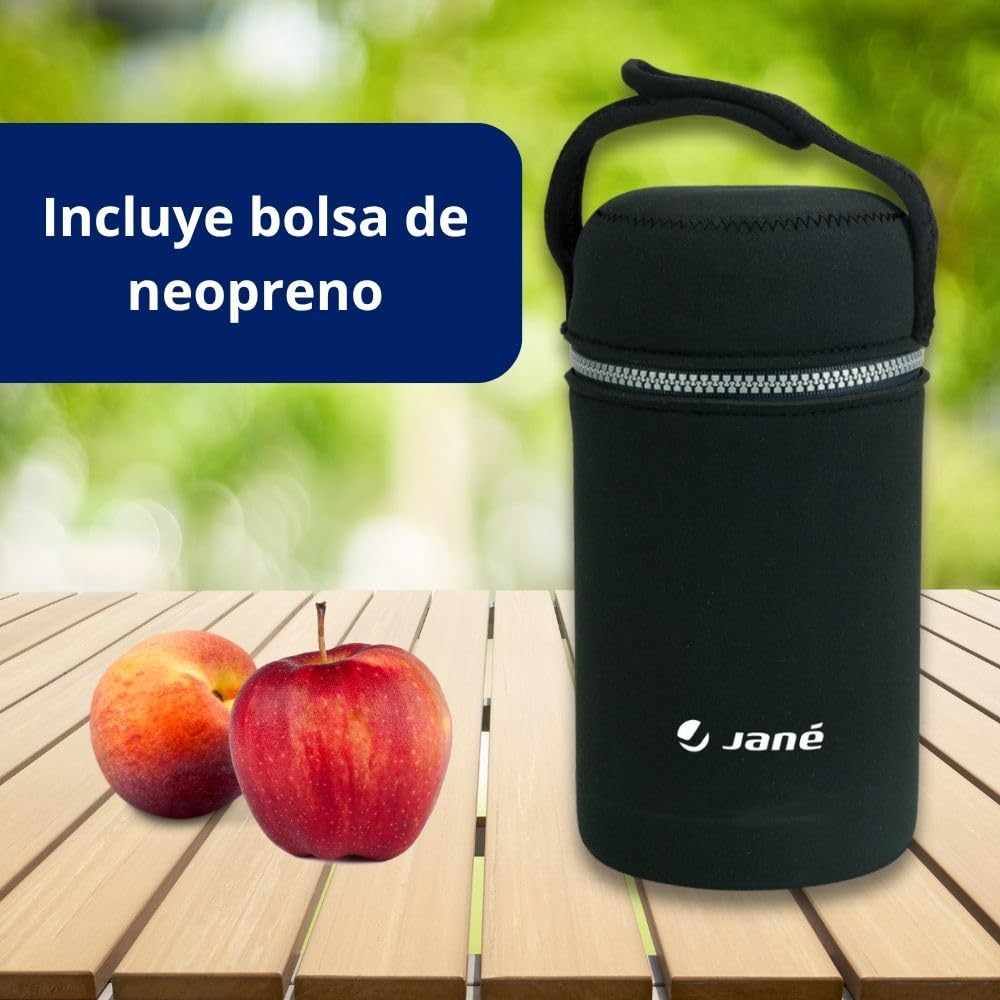 Jané roostevabast terasest termosekomplekt 2 × 500 ml, must/teras