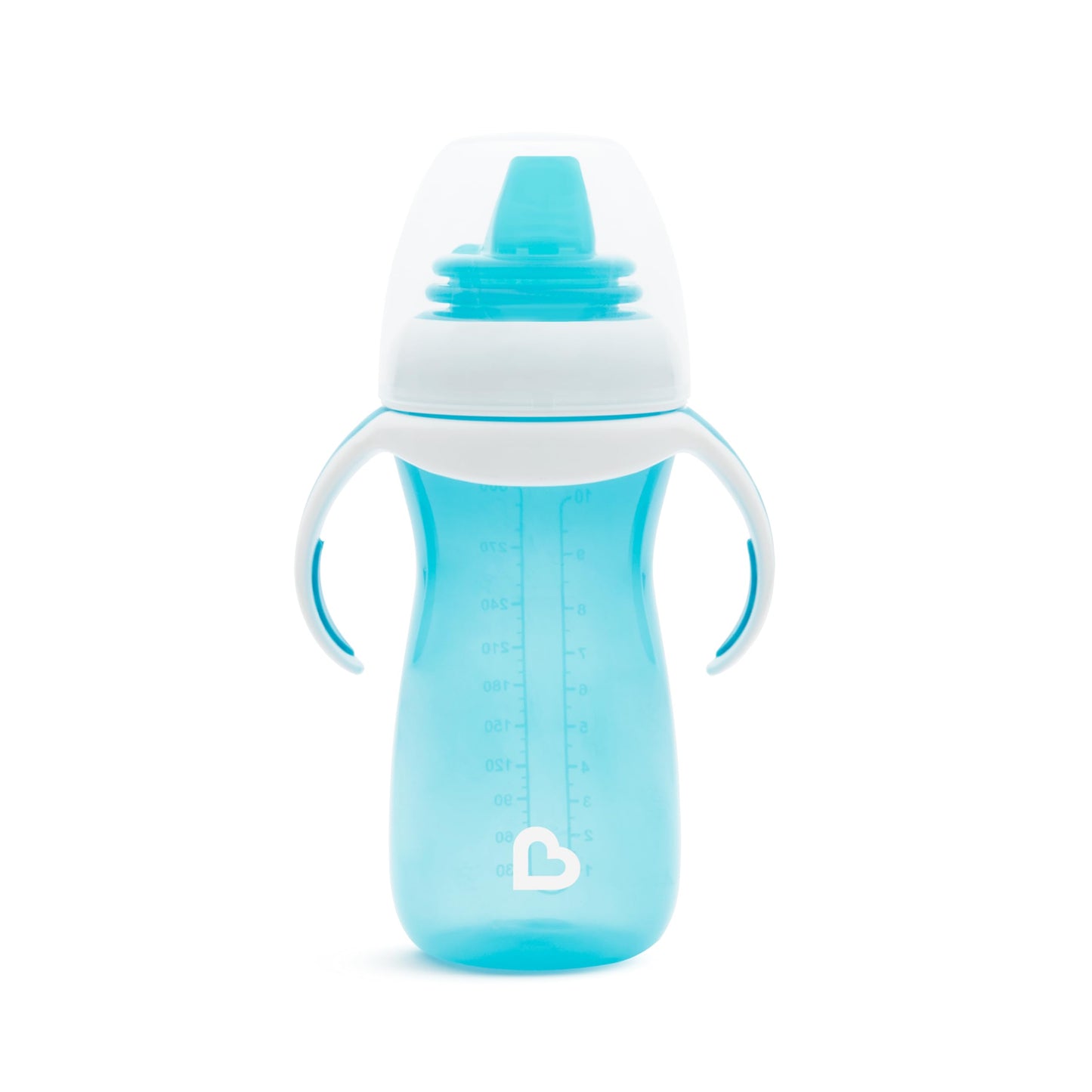 Munchkin Gentle Transition joogitopsid sangadega 9+ kuud, 300 ml, 2 tk (roheline/sinine)