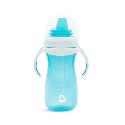 Munchkin Gentle Transition joogitopsid sangadega 9+ kuud, 300 ml, 2 tk (roheline/sinine)
