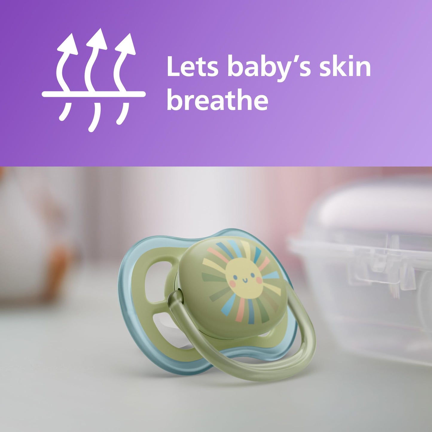 Philips Avent Natural Response kinkekomplekt – lutipudel 125 ml + Ultra Air lutt (0+)