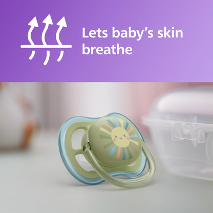 Philips Avent Natural Response kinkekomplekt – lutipudel 125 ml + Ultra Air lutt (0+)