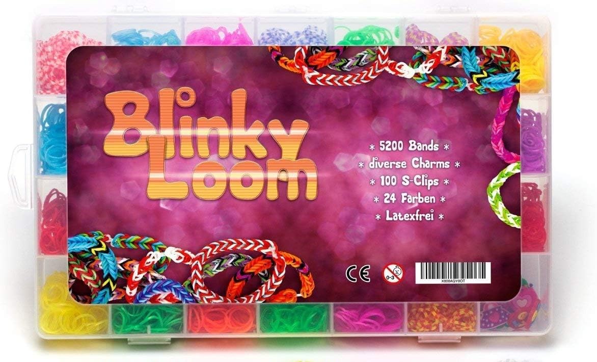 Blinky Loom® XXL loomekummide komplekt, 5200 kummi ja 24 värvi