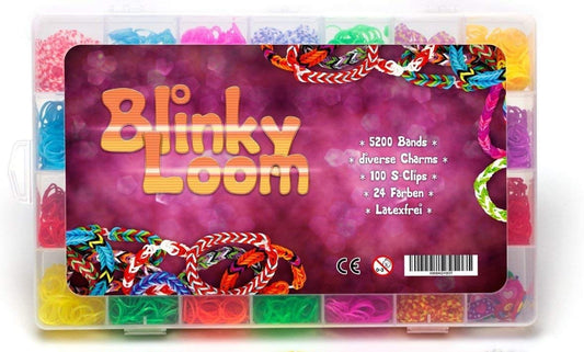Blinky Loom® XXL loomekummide komplekt, 5200 kummi ja 24 värvi