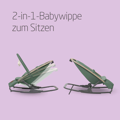 Maxi-Cosi Kori 2-ühes beebikiik mängukaarega, 0–2 a, kuni 15 kg, Beyond Green