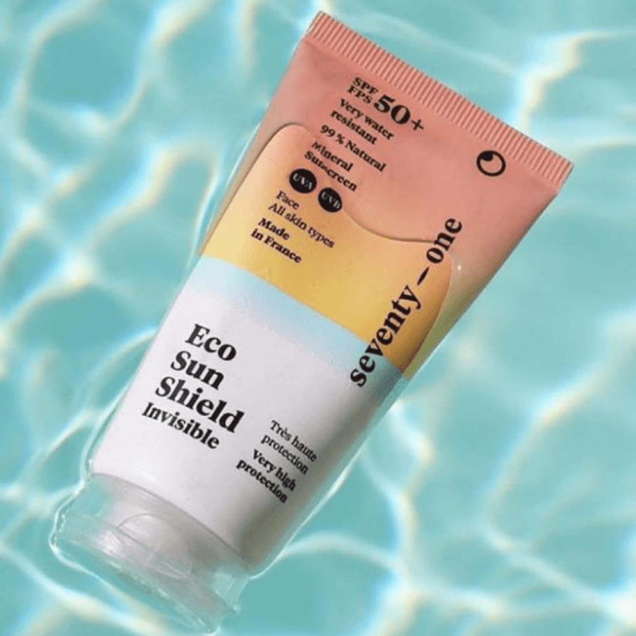 SeventyOne Percent Eco Sun Shield SPF 50+ mineraalne päikesekaitsekreem näole 40 ml