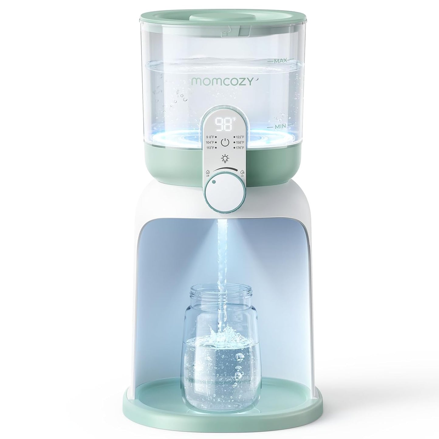Momcozy pudelisoojendaja Baby Dual-Light, 1,69 l, 6 temperatuuritaset