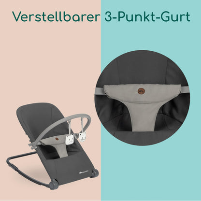 Bebeconfort Aster beebikiik/bouncer, 0–2 a, 2,7 kg, Tinted Graphite
