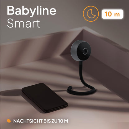 Lionelo Care Babyline Smart -itkuhälytin, musta, BABYLINE SMART