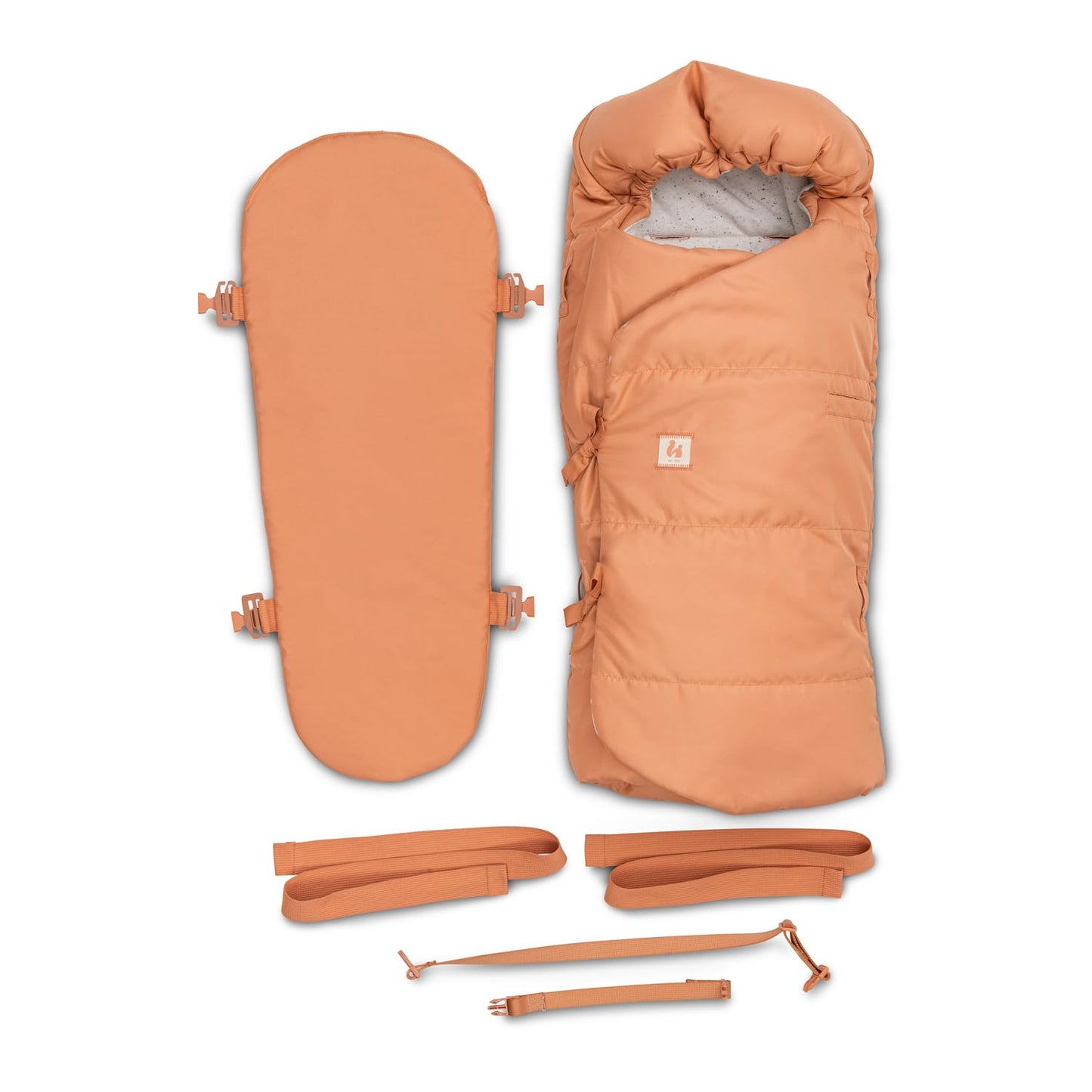 Hauck Carry N Play 3-in-1 pehme kandekookon, soojakott ja mängumatt, Dots Cork (kuni 9 kg)