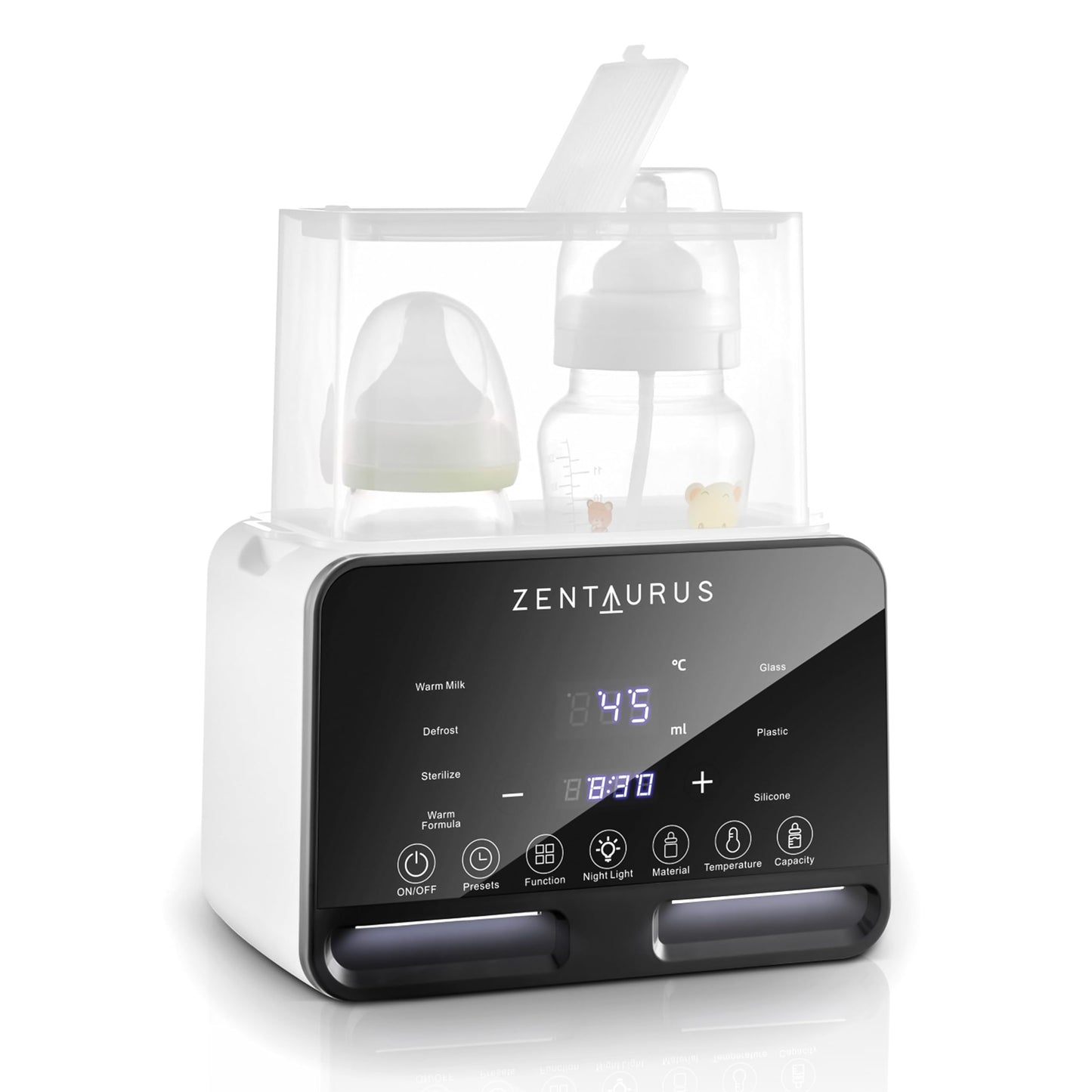 Zentaurus pudelisoojendaja ja sterilisaator Z6, must