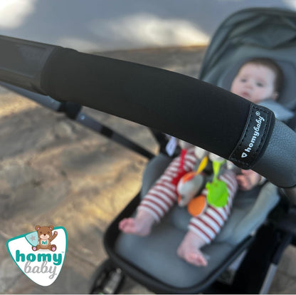 HOMYBABY universaali vaunujen kahvan suoja, musta, pestävä