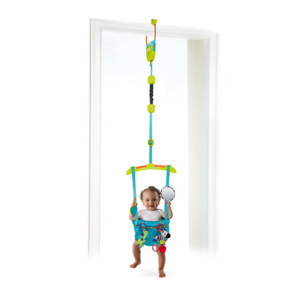 Bright Starts Bounce 'n Spring Deluxe hüppekiik uksele, mänguasjadega