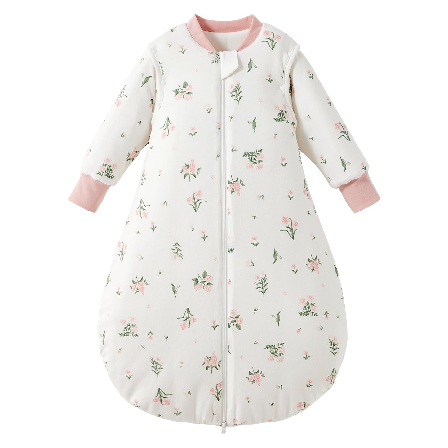 Duomiaomiao talvine beebi magamiskott 3.5 TOG (6-18k), pikkade varrukatega, 100% puuvill