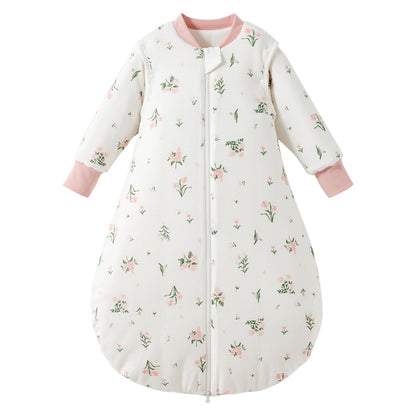 Duomiaomiao talvine beebi magamiskott 3.5 TOG (6-18k), pikkade varrukatega, 100% puuvill