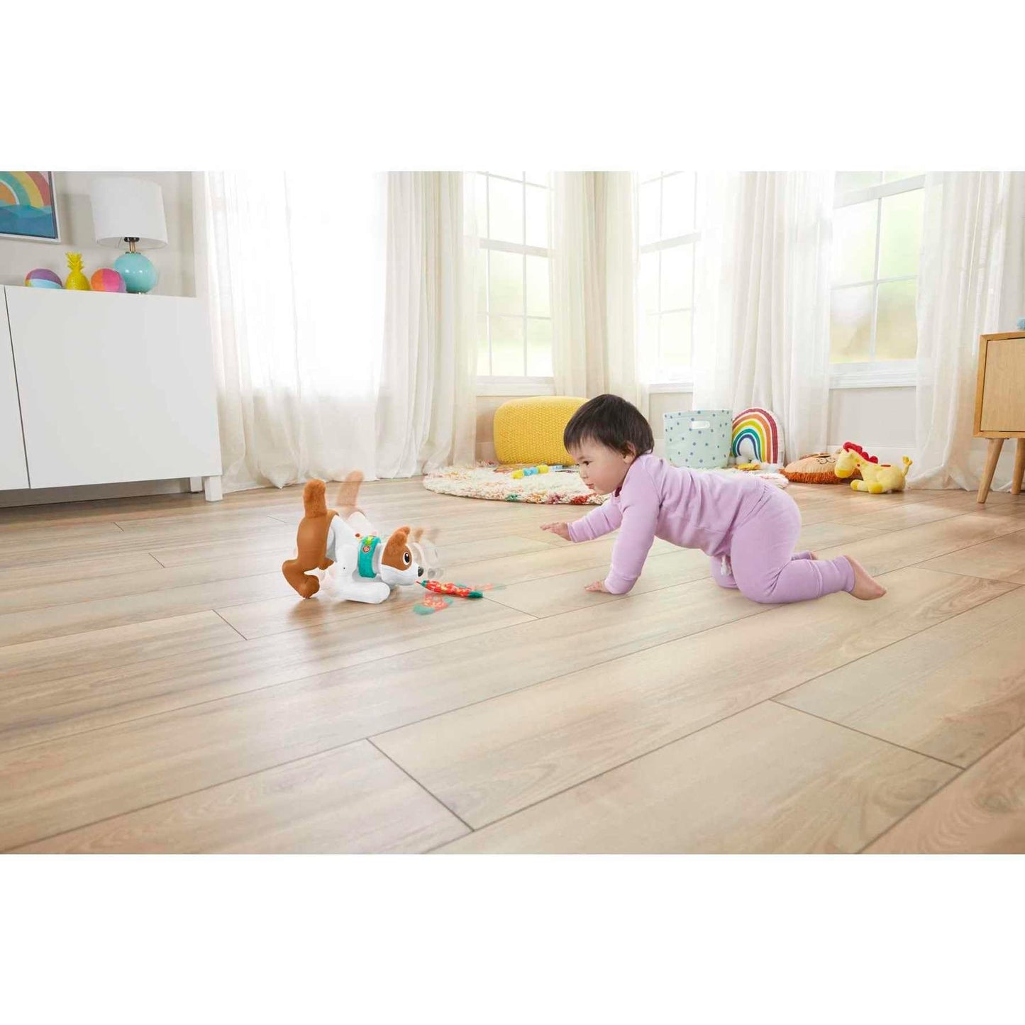Fisher-Price 123 Crawl with Me Puppy roomav mängukoer HGY57