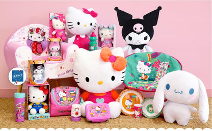 Jemini Hello Kitty pehme mänguasi Bluetooth-kõlariga, u 11 cm (roosa või sinine kleit)