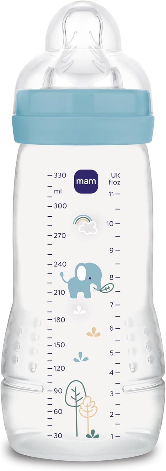 MAM Easy Active lutipudel 330 ml, sinine, alates 6. elukuust